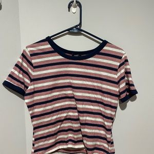 Rue 21 Comfy Cotton Striped Red White and Blue T-Shirt